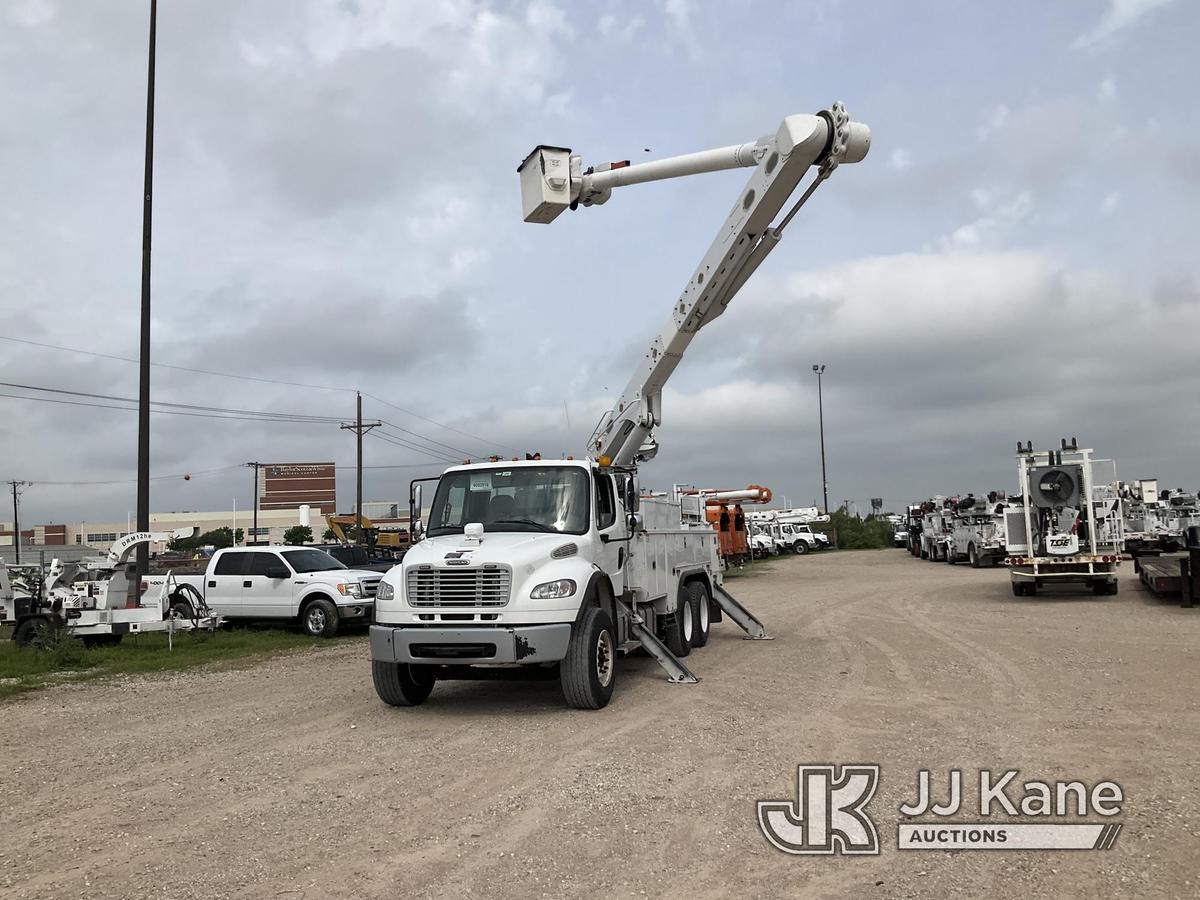 (Waxahachie, TX) Altec AM60E-MH, Over-Center Material Handling Bucket Truck rear mounted on 2016 Fre