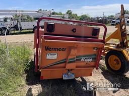 (San Antonio, TX) 2013 Vermeer BC1000XL Chipper (12in Drum), trailer mtd Not Running, Condition Unkn