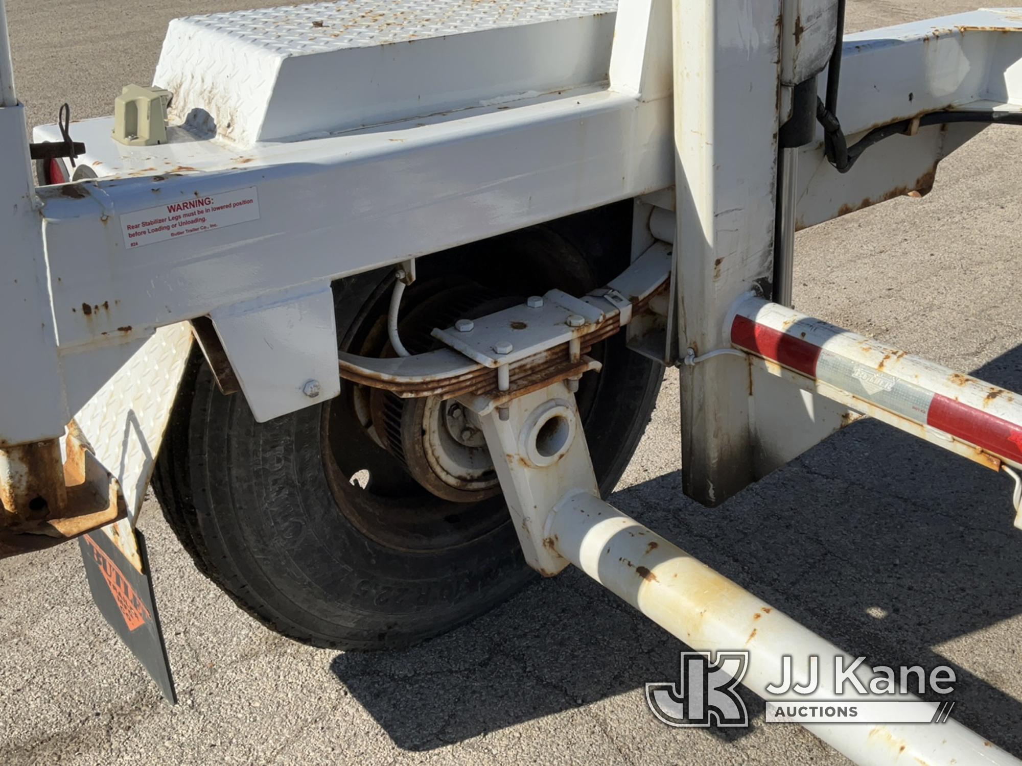 (South Beloit, IL) 2019 Butler HWSC-10 Self-Loading Hydraulic Reel Trailer Operates