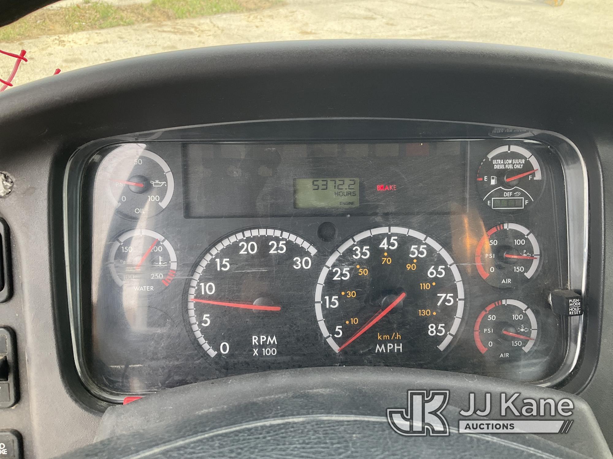 (Kansas City, MO) Altec DC47-TR, Digger Derrick rear mounted on 2014 Freightliner M2 106 Utility Tru