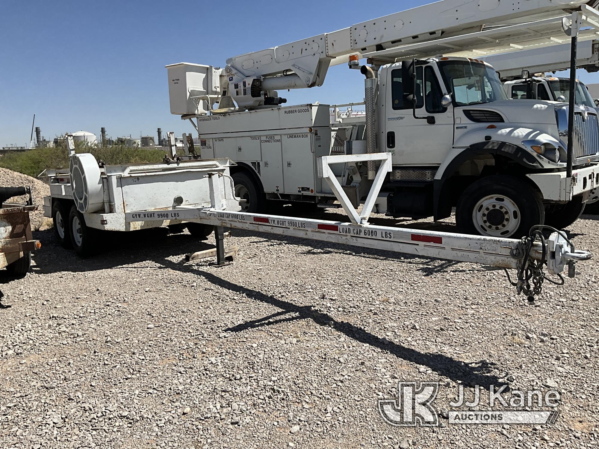 (El Paso, TX) 1992 Clifton T/A Pole/Material Trailer Will Pull, Road Worthy, Paint/Body Damage