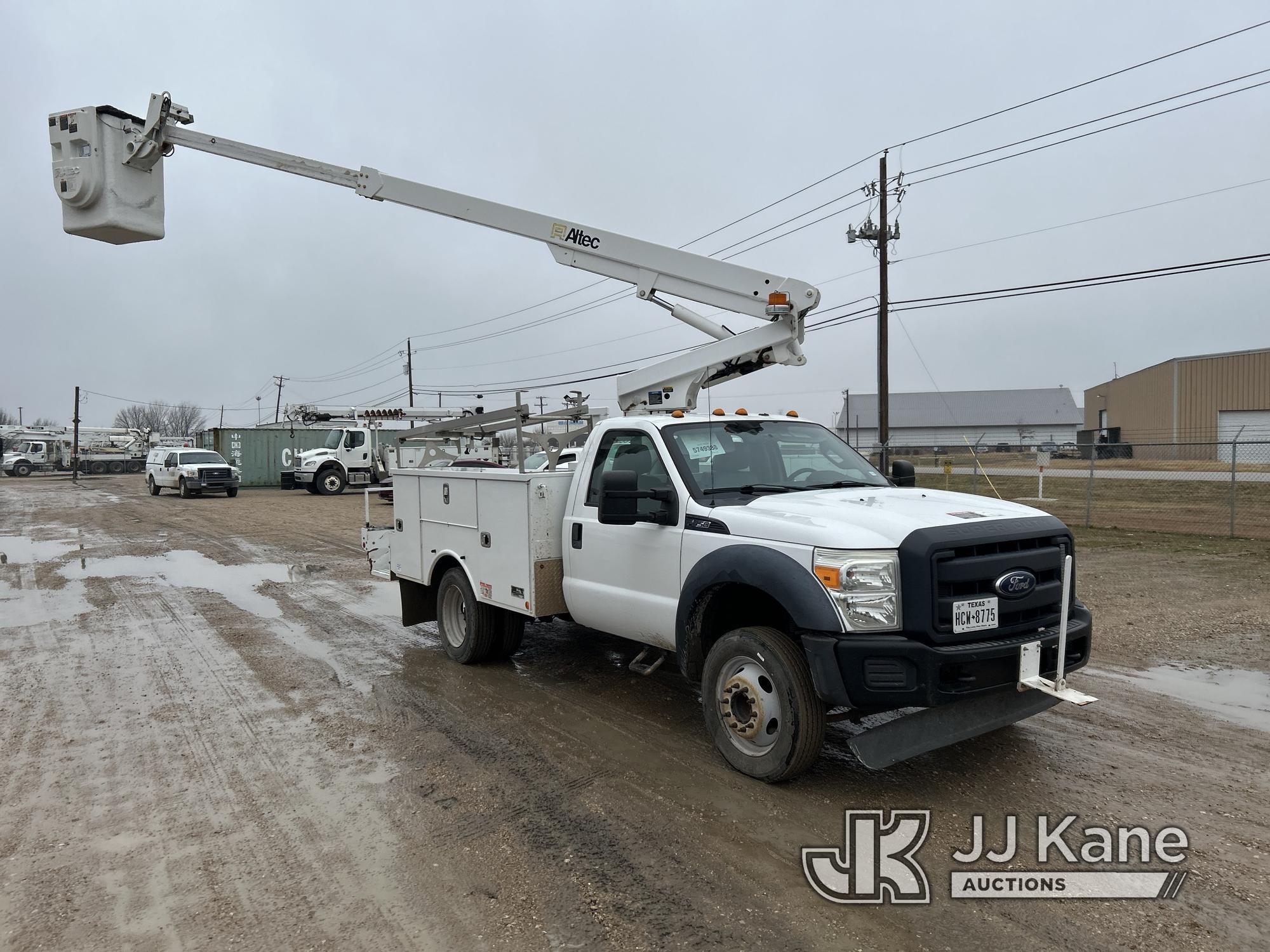 (Waxahachie, TX) Altec AT200-A, Telescopic Non-Insulated Bucket Truck mounted behind cab on 2015 For