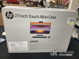 (Jurupa Valley, CA) HP 27 Inch All In One (New) NOTE: This unit is being sold AS IS/WHERE IS via Tim