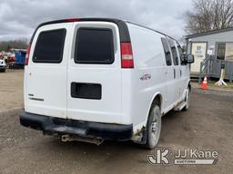 (Charlotte, MI) 2010 Chevrolet Express G2500 Cargo Van Runs, Moves, Jump to Start, Rust