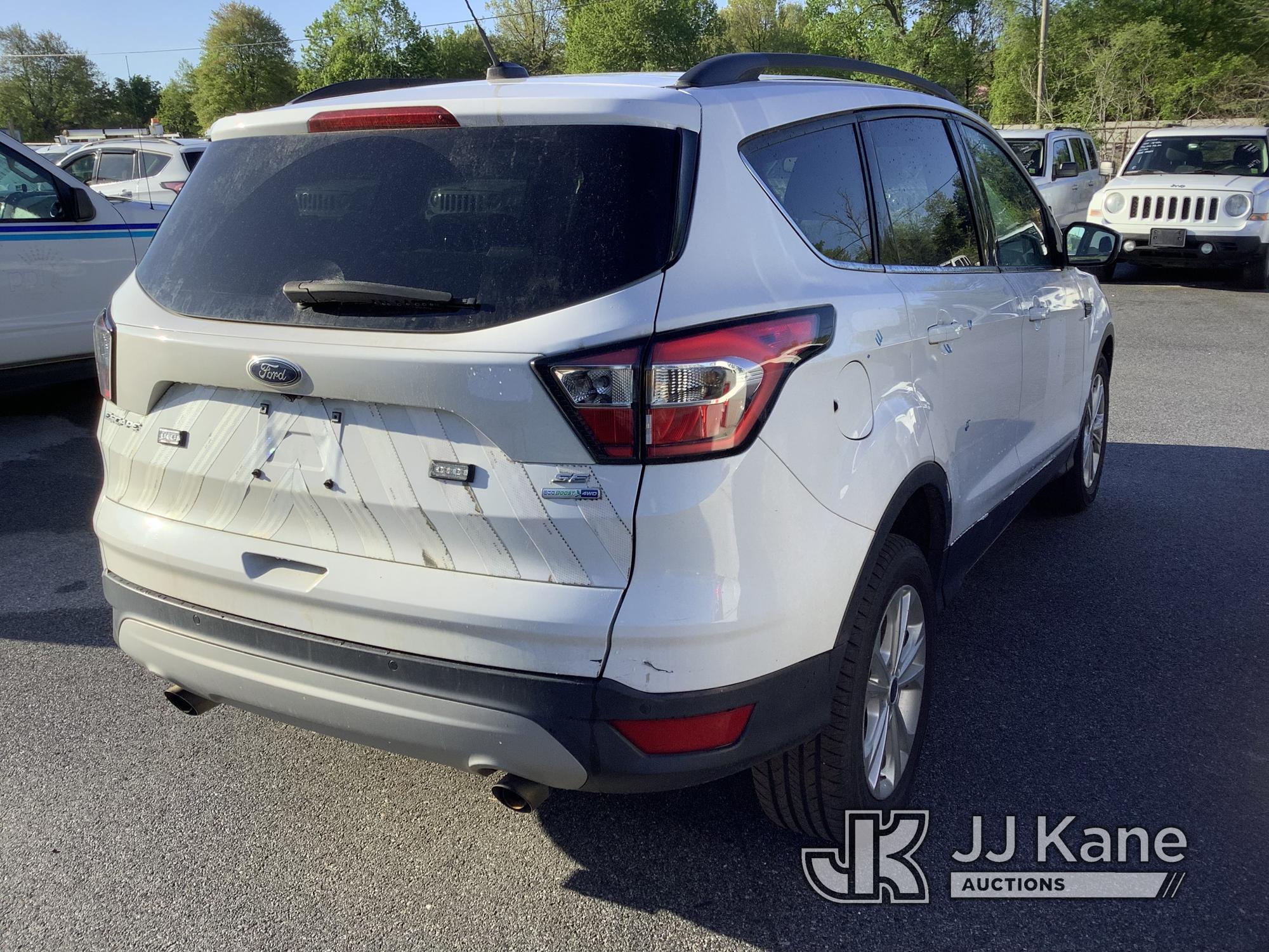 (Chester Springs, PA) 2017 Ford Escape 4x4 4-Door Sport Utility Vehicle Not Running, Condition Unkno