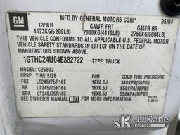 (Plymouth Meeting, PA) 2004 GMC Sierra 2500HD Pickup Truck Runs & Moves, Body & Rust Damage