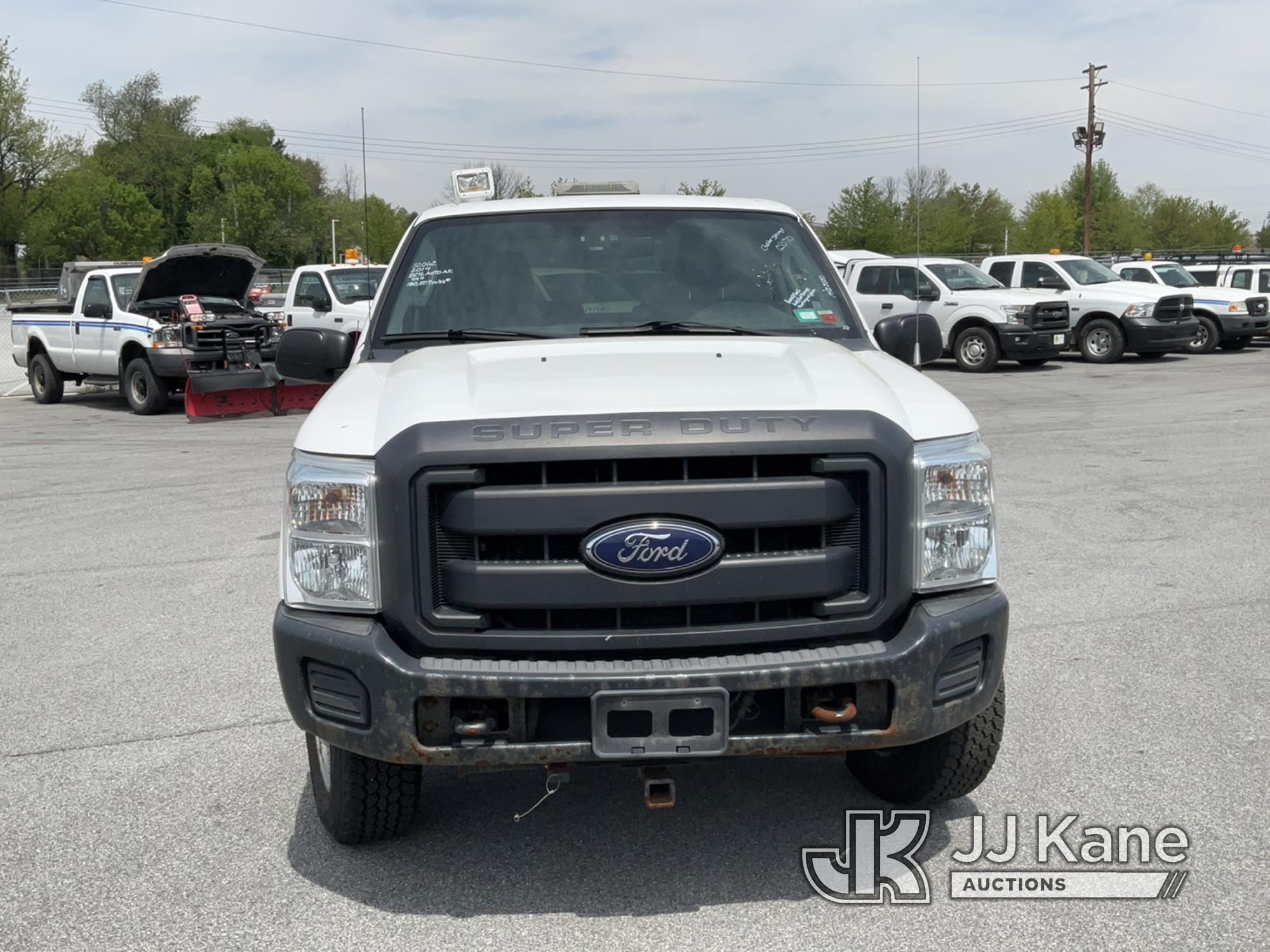 (Chester Springs, PA) 2014 Ford F250 4x4 Pickup Truck Runs & Moves, Body & Rust Damage, Check Engine