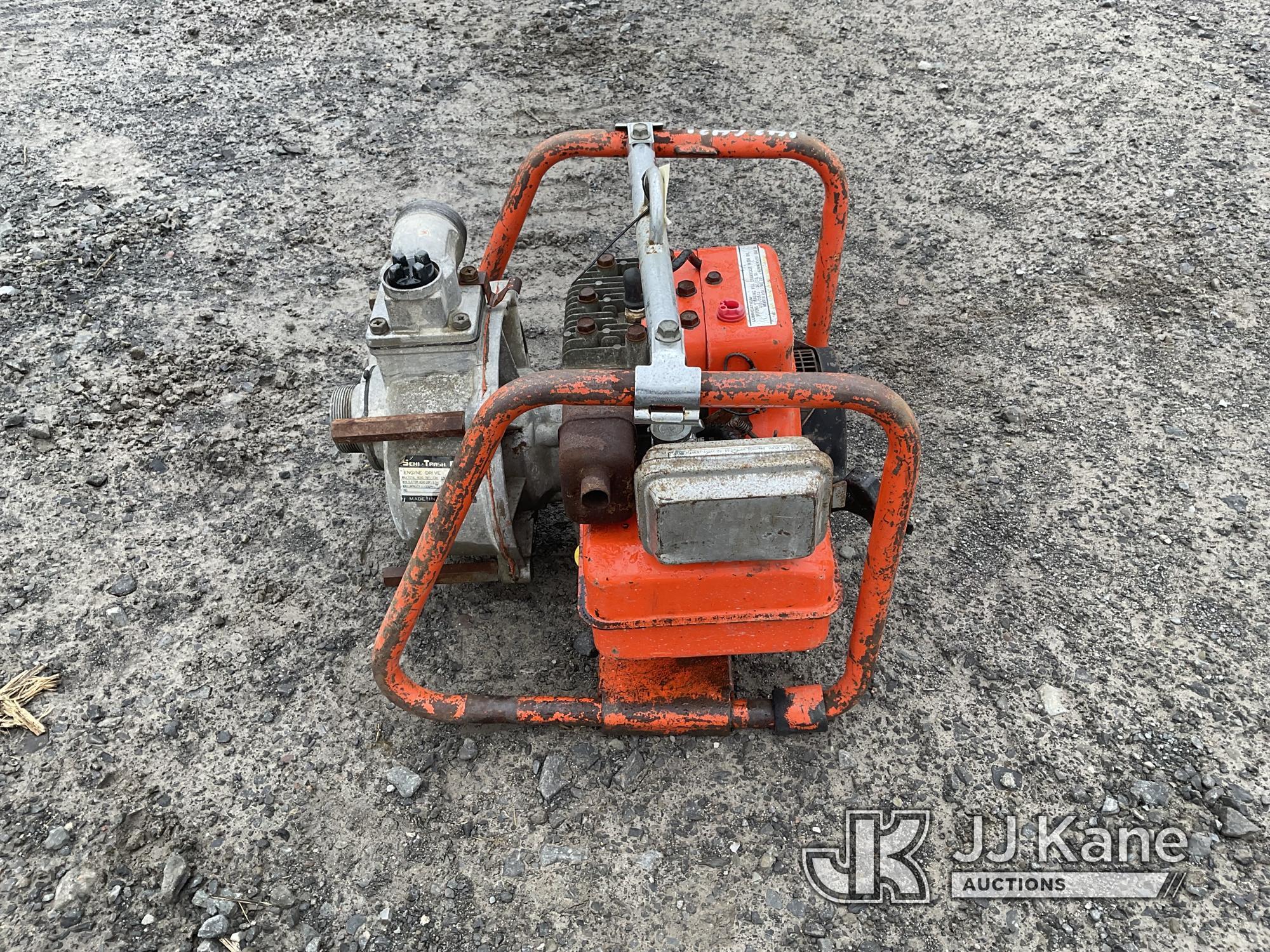 (Rome, NY) Semi Trash Pump Condition unknown, per seller: did not run when taken from service