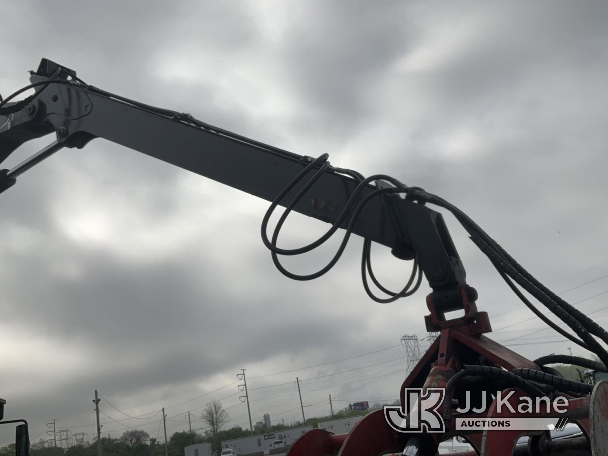 (Plymouth Meeting, PA) Prentice 2124, Grappleboom/Log Loader Crane mounted behind cab on 2016 Freigh