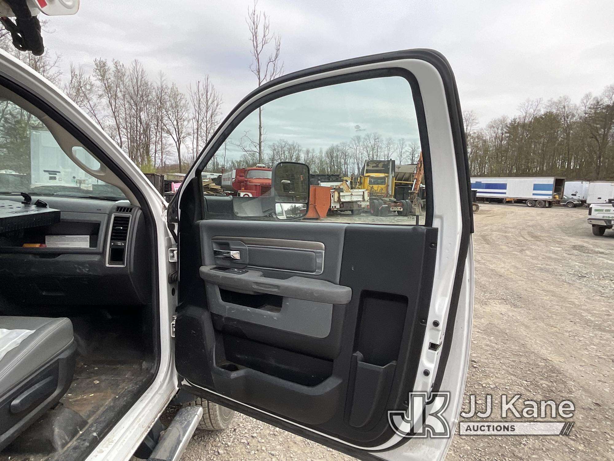 (Catskill, NY) ETI ETC40IH, Articulating & Telescopic Bucket Truck mounted behind cab on 2016 RAM 55