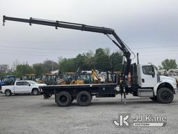 (Plymouth Meeting, PA) Hiab XS B-3 122, Knuckleboom Crane mounted behind cab on 2014 Freightliner M2