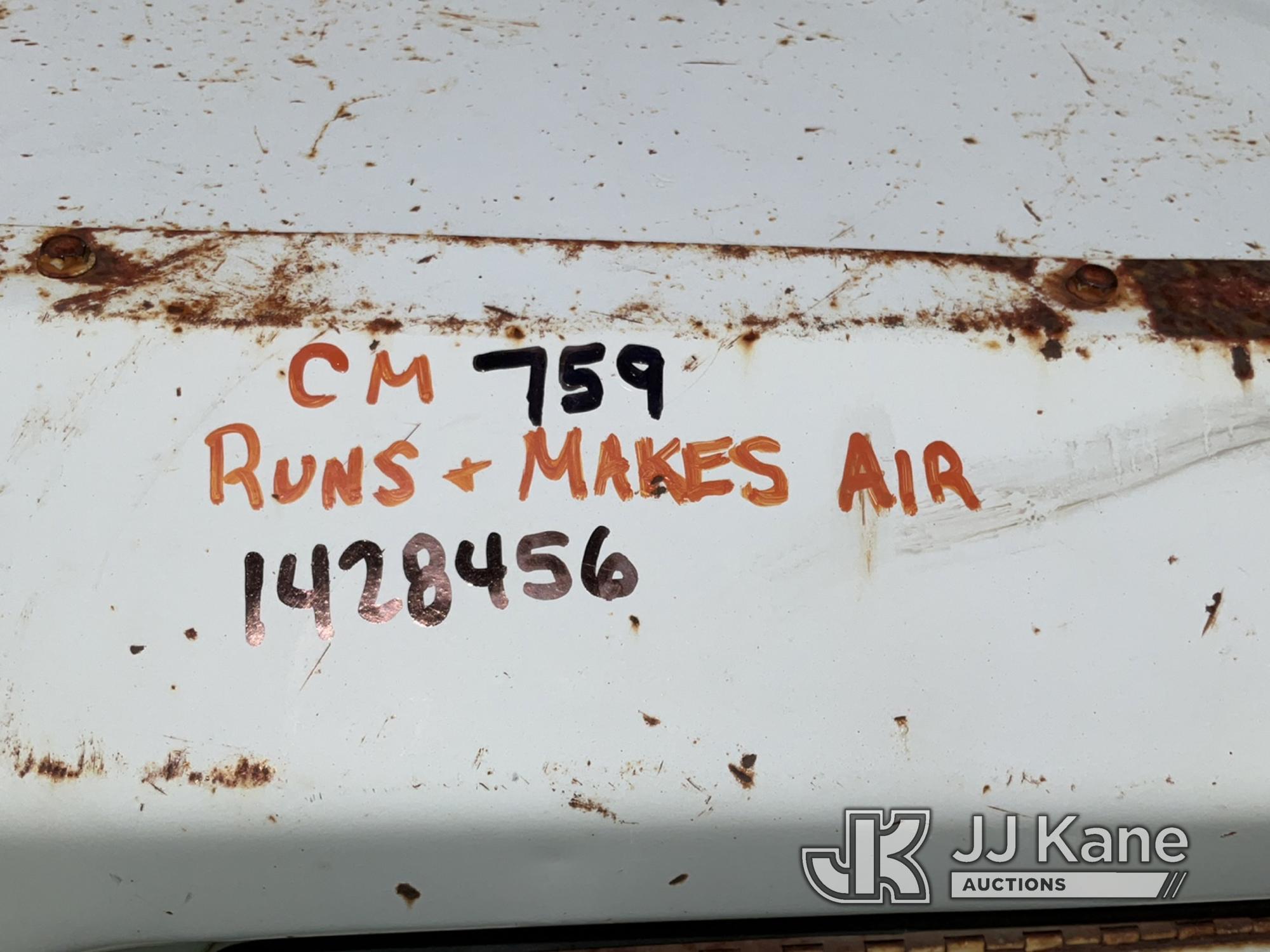 (Charlotte, MI) Ingersoll Rand Air Compressor No Title, Runs, Makes Air
