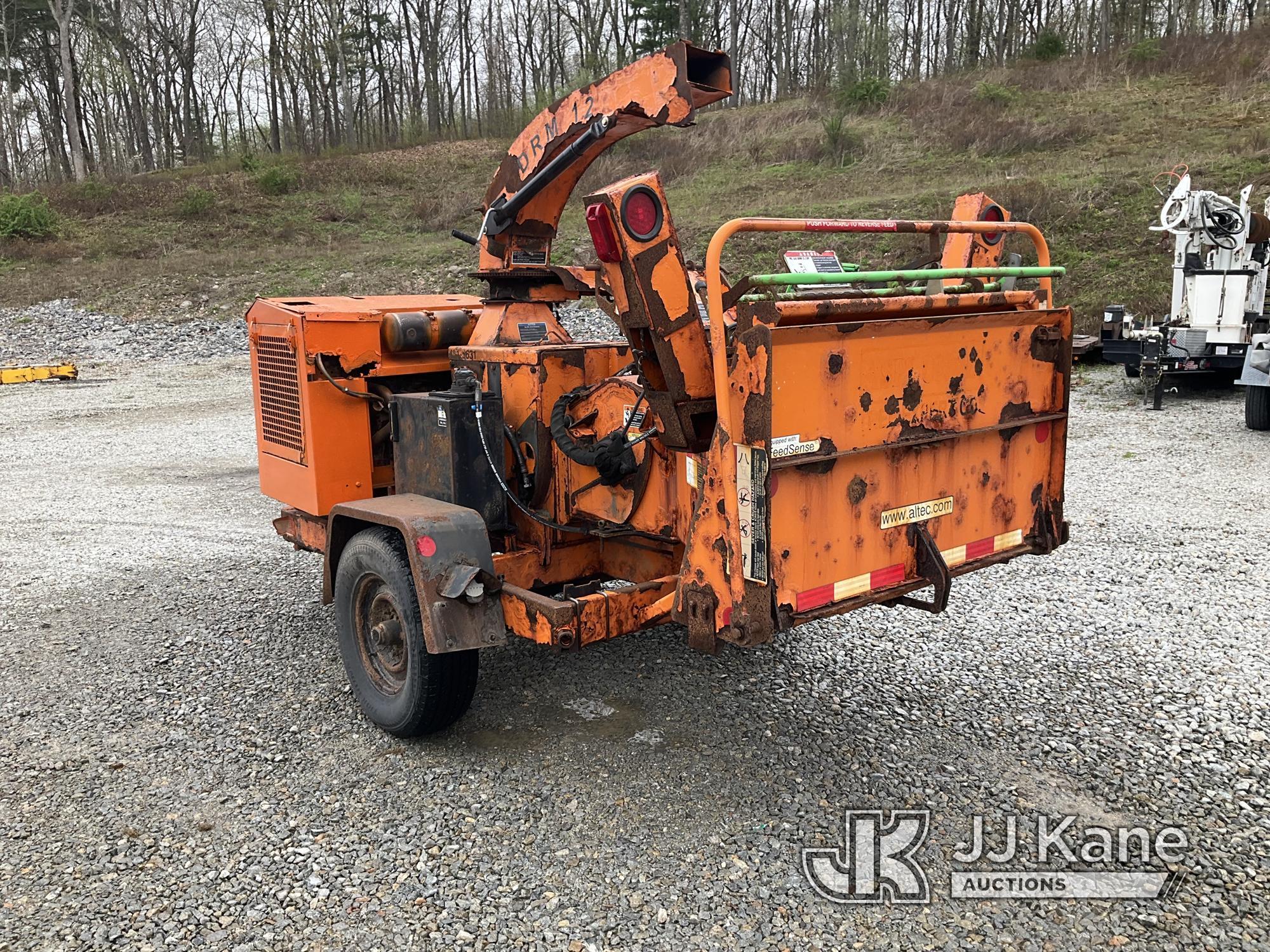 (Shrewsbury, MA) 2015 Altec DRM12 Chipper (12in Drum) Not Running, Operating Condition Unknown, Dama