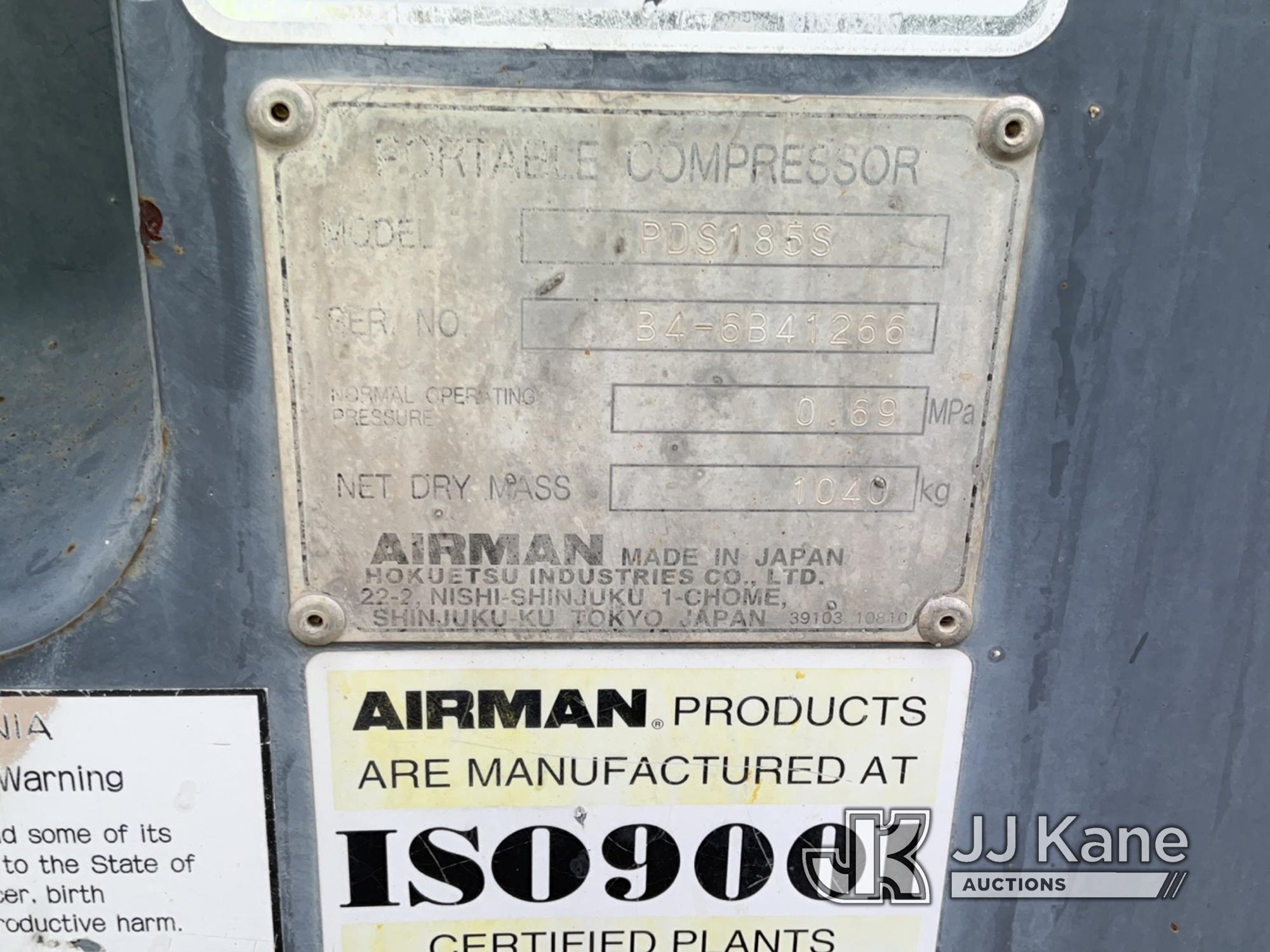 (Charlotte, MI) Airman Portable Air Compressor No Title, Runs, Makes Air