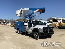 (Charlotte, MI) HiRanger LT38, Articulating & Telescopic Bucket Truck mounted behind cab on 2011 For
