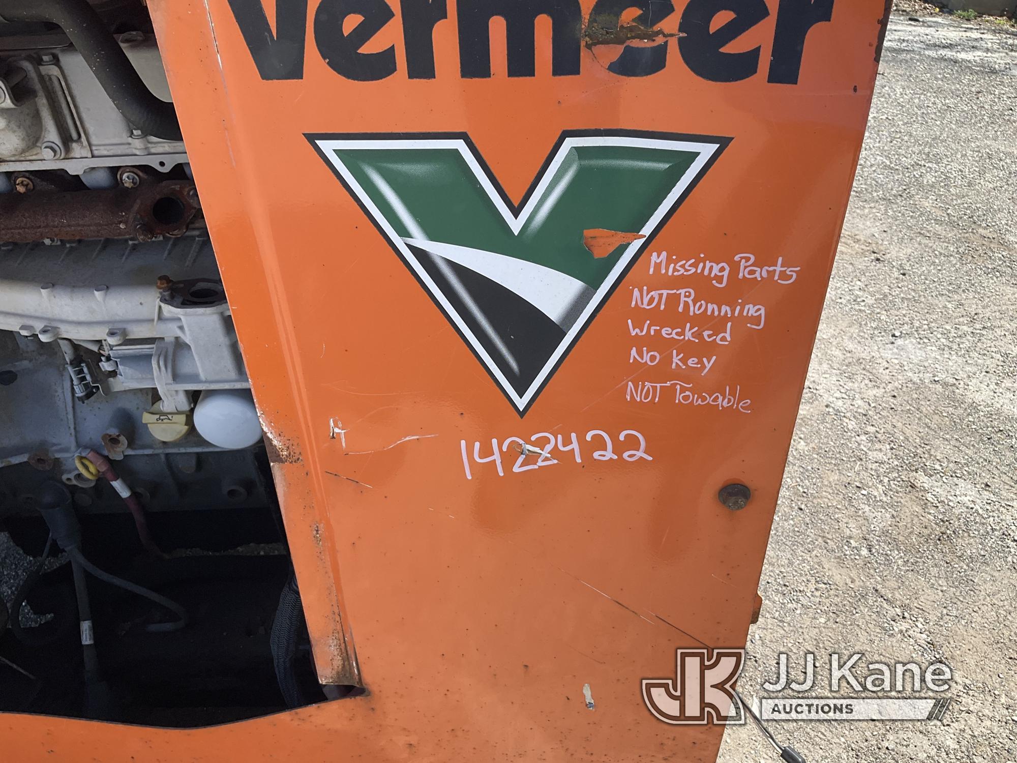 (Plymouth Meeting, PA) 2016 Vermeer BC1000XL Chipper (12in Drum), Trailer Mtd. Wrecked/Totaled: Was