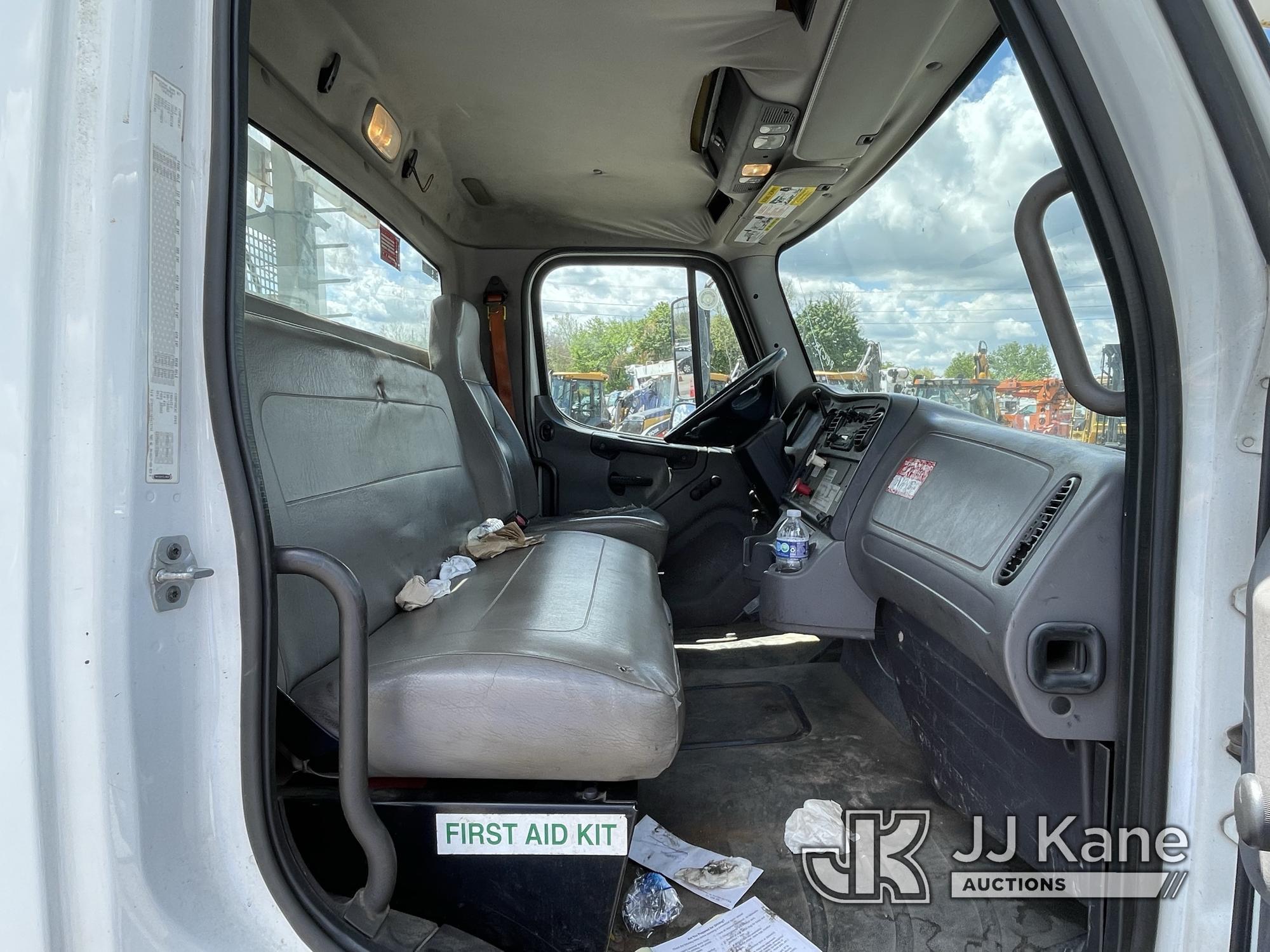 (Plymouth Meeting, PA) Altec AM55, Over-Center Material Handling Bucket Truck rear mounted on 2011 F