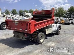 (Frederick, MD) 2015 Ford F550 Dump Truck Runs, Moves & Dumps, Rust Damage, Seller States: Engine Da