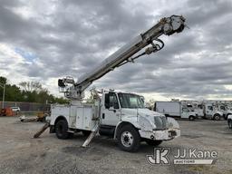 (Plymouth Meeting, PA) Altec DM47-BR, Digger Derrick rear mounted on 2005 International 4300 Utility