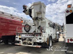 (Smock, PA) Altec AH-55E, Articulating & Telescopic Material Handling Bucket Truck rear mounted on 2