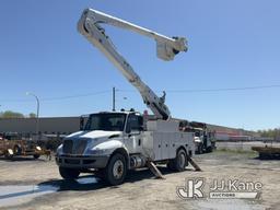 (Rome, NY) Altec AA55, Material Handling Bucket Truck rear mounted on 2019 International 4300 Utilit