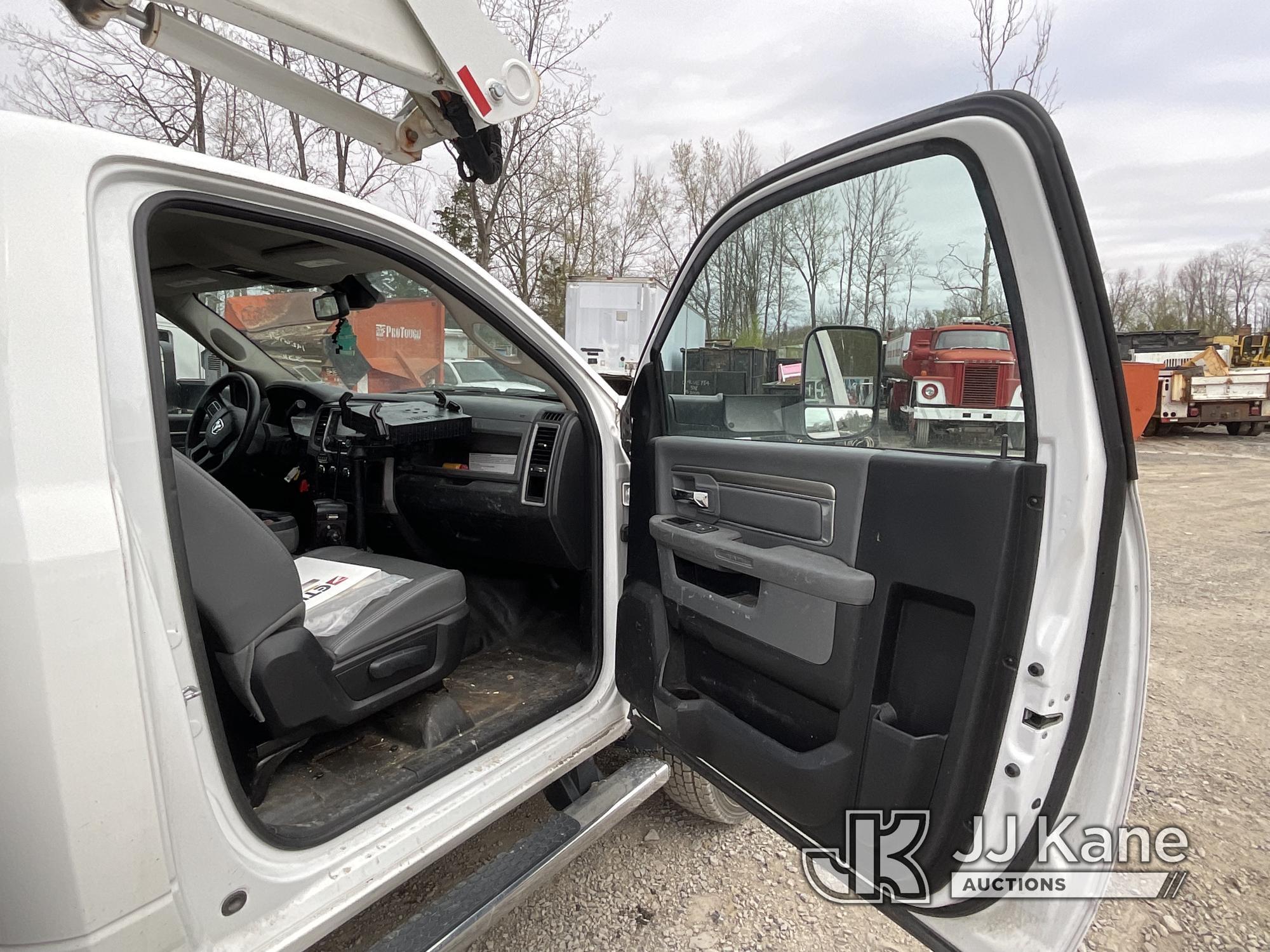 (Catskill, NY) ETI ETC40IH, Articulating & Telescopic Bucket Truck mounted behind cab on 2016 RAM 55