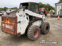 (Charlotte, MI) 2003 Bobcat S220 Rubber Tired Skid Steer Loader Runs, Moves, Key Broken Off In Ignit