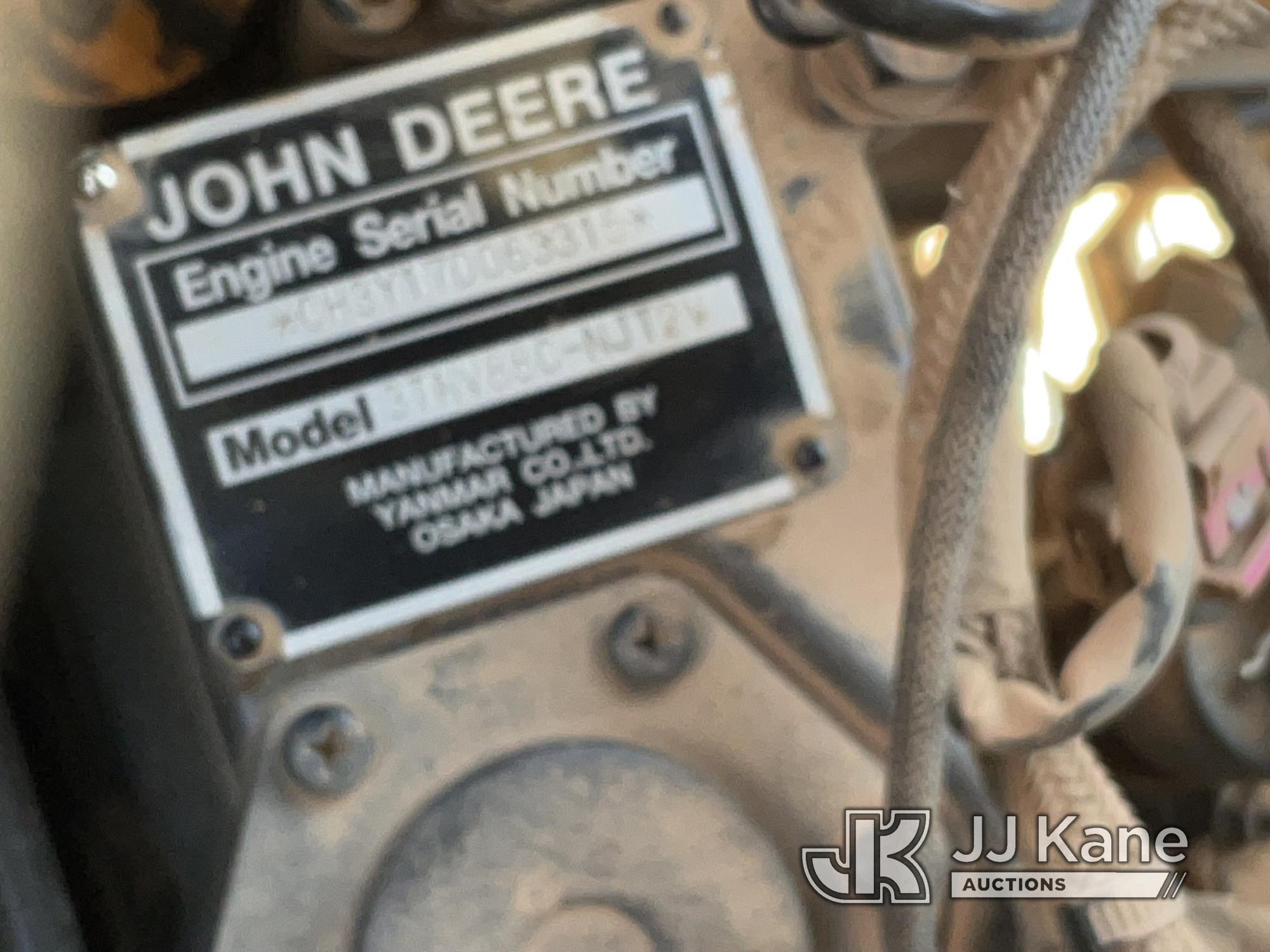(Plymouth Meeting, PA) 2020 John Deere 3032 Mini Utility Tractor Loader Backhoe Runs, Moves & Operat