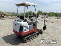(Plymouth Meeting, PA) 2002 Takeuchi TB015 Mini Hydraulic Excavator, Hour Meter Replaced, True Hours