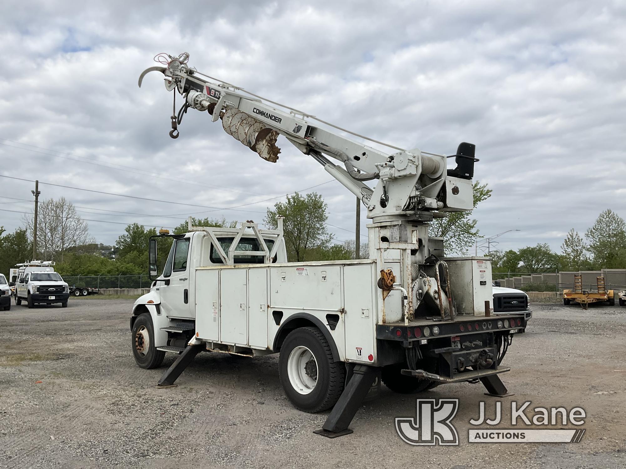 (Plymouth Meeting, PA) Terex Commander 4047, Digger Derrick rear mounted on 2014 International 4300