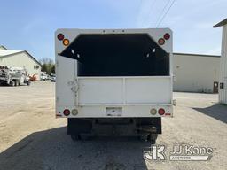 (Fort Wayne, IN) 2013 Ford F550 4x4 Crew-Cab Chipper Dump Truck Runs & Moves) (Dump Inoperable, Chec