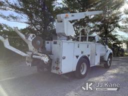 (Frederick, MD) Altec T40P, Articulating & Telescopic Bucket mounted on 2015 Ford F750 Service Truck