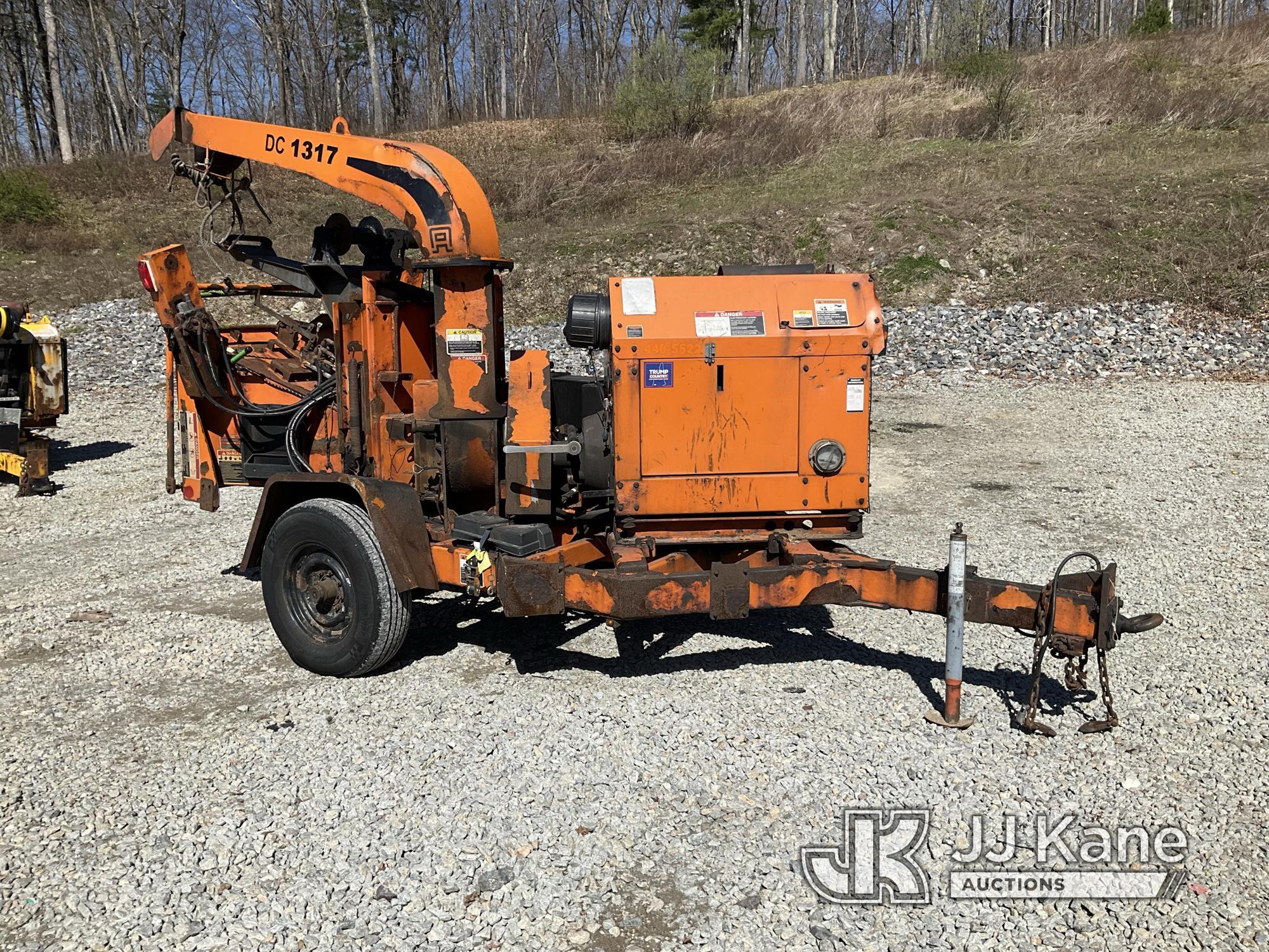 (Shrewsbury, MA) 2015 Altec DC1317 Chipper (13in Disc) Runs) (Operating Condition Unknown, Damaged P