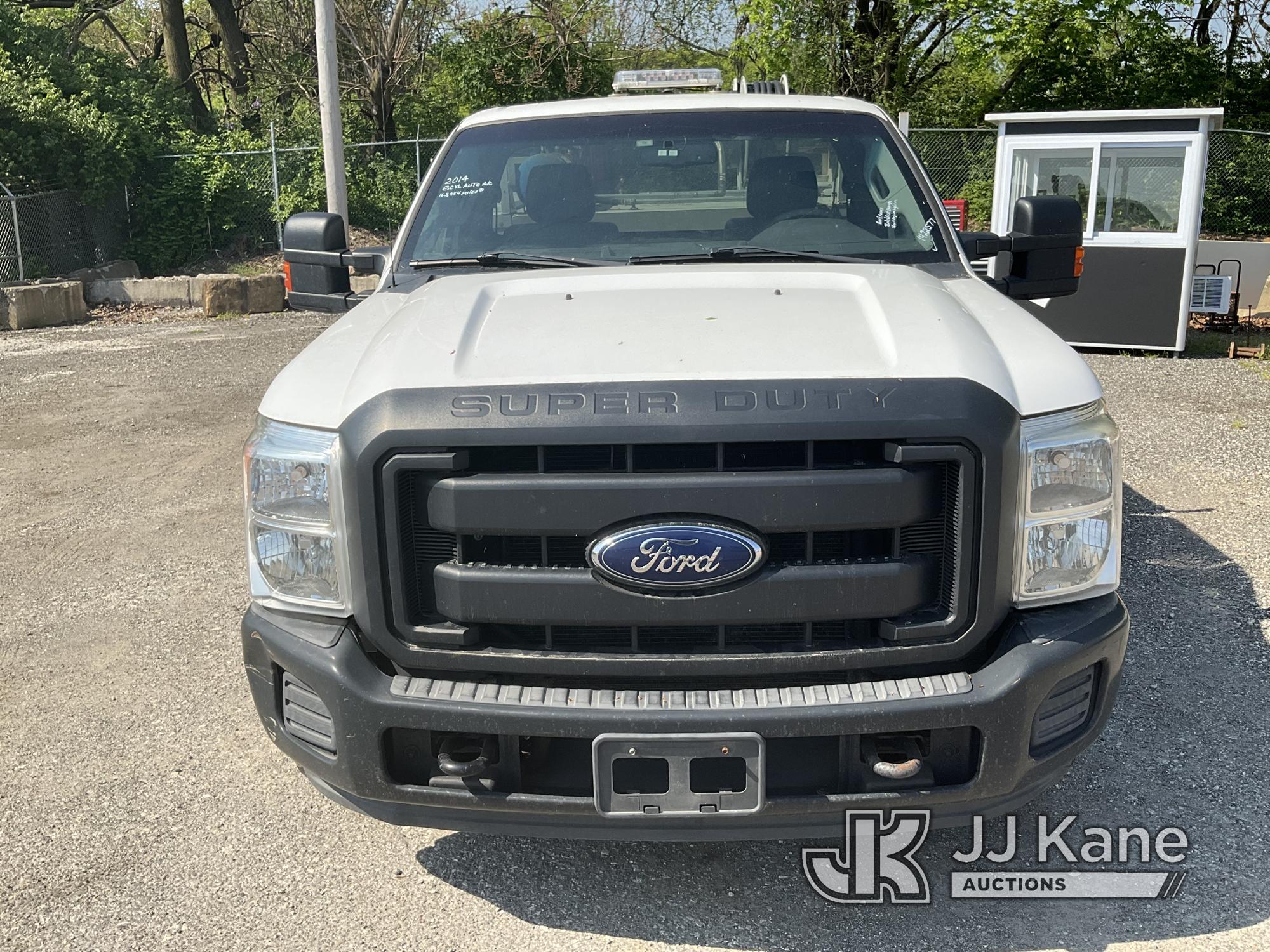 (Plymouth Meeting, PA) 2014 Ford F350 Service Truck Runs & Moves, Check Engine Light On, Body & Rust