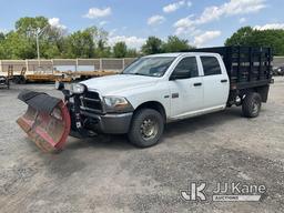 (Plymouth Meeting, PA) 2010 Dodge RAM 2500 4x4 Crew-Cab Flatbed Truck Runs & Moves, Body & Rust Dama