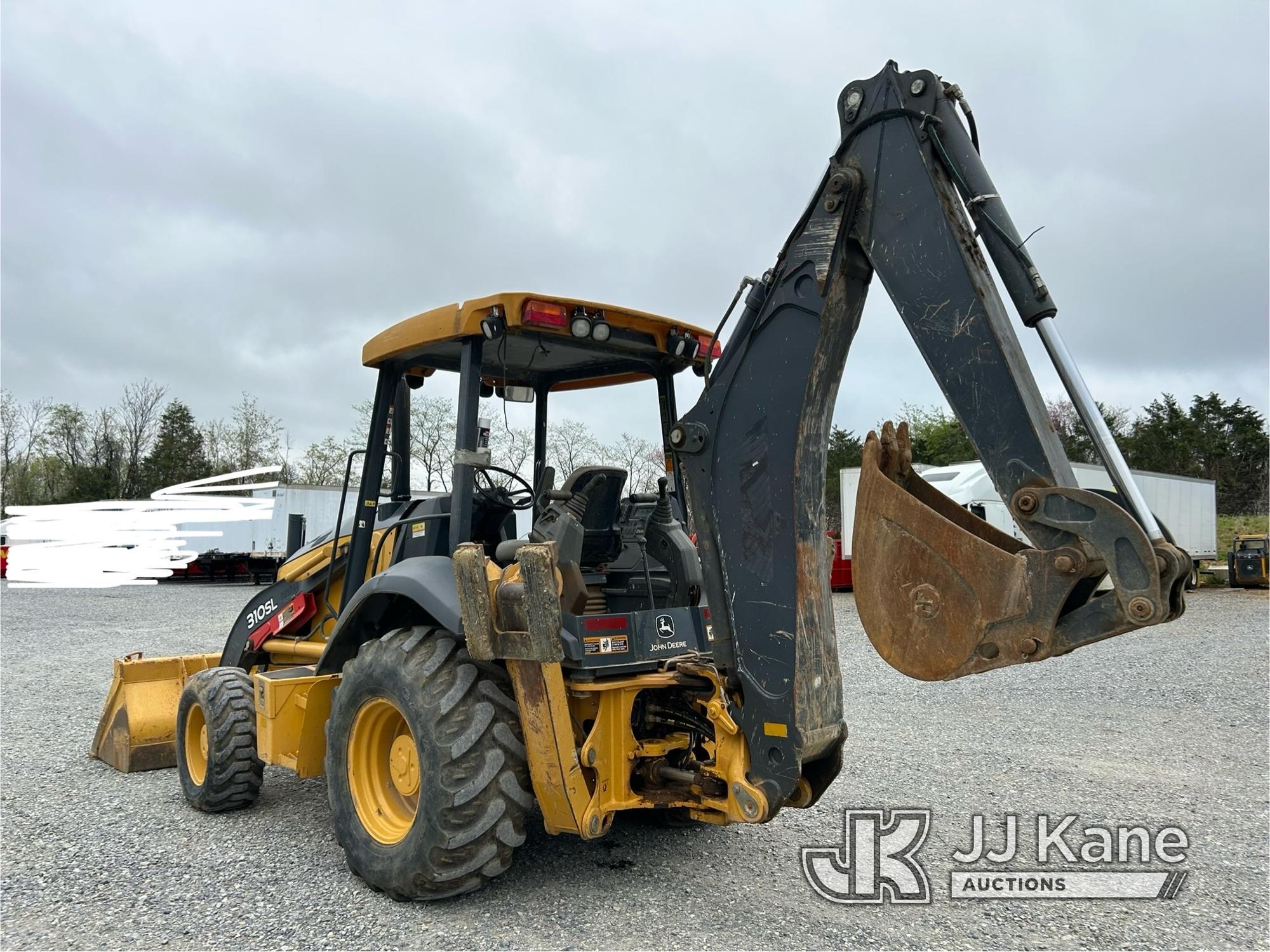 (Hagerstown, MD) 2016 John Deere 310SL Tractor Loader Backhoe Runs, Moves & Operates, Rust Damage, S