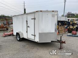 (Plymouth Meeting, PA) 2011 Freedom Trailers, LLC 6x12SA V-Nose Enclosed Cargo Trailer Body Damage