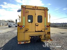 (Fort Wayne, IN) 2007 International 4300 Air Compressor/Enclosed Utility Truck Runs & Moves) (Warn E