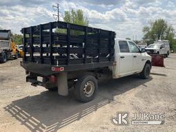 (Plymouth Meeting, PA) 2010 Dodge RAM 2500 4x4 Crew-Cab Flatbed Truck Runs & Moves, Body & Rust Dama