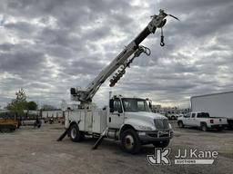 (Plymouth Meeting, PA) Terex Commander 4047, Digger Derrick rear mounted on 2014 International 4300