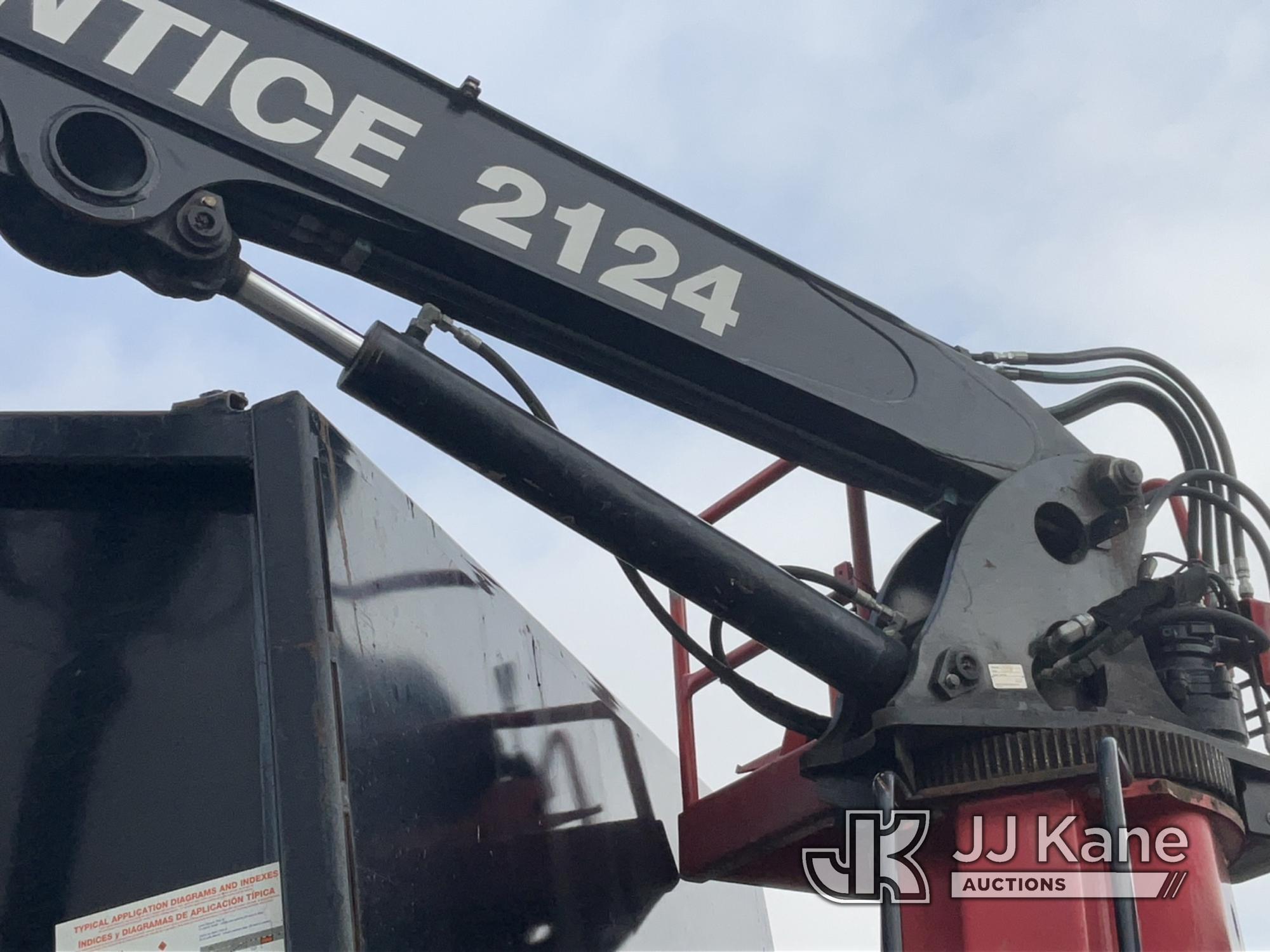 (Plymouth Meeting, PA) Prentice 2124, Grappleboom/Log Loader Crane mounted behind cab on 2016 Freigh