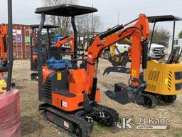 (Charlotte, MI) 2024 AGT LH12R Mini Hydraulic Excavator New/Unused, Hour meter issue - hour meter ru