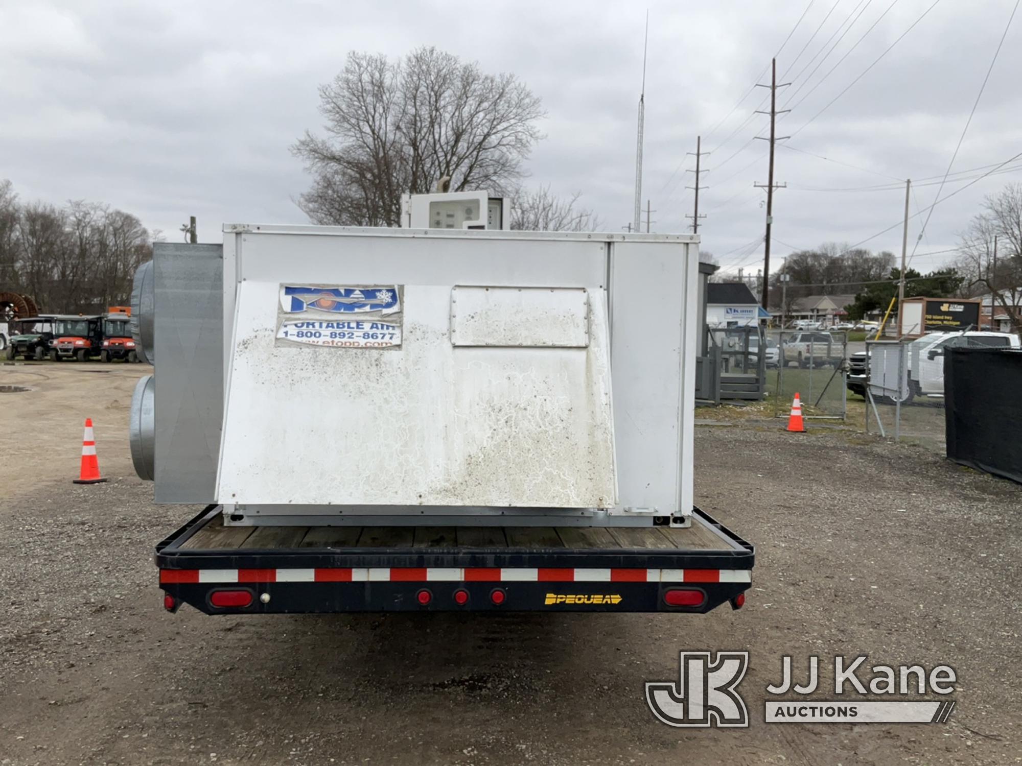 (Charlotte, MI) 2008 Pequea 1018SST 5-ton T/A Tagalong Trailer Runs, Jump to Start. Seller States: B