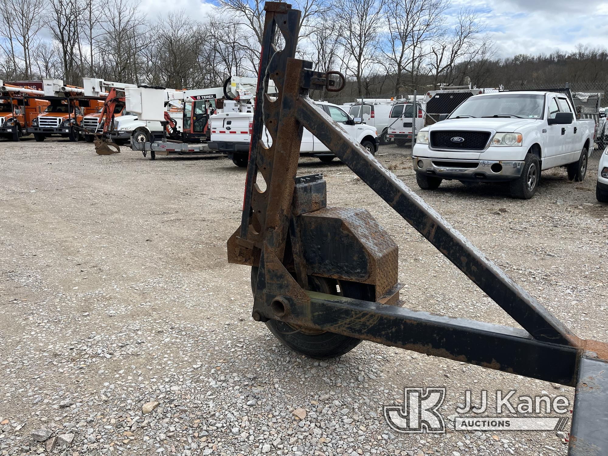 (Smock, PA) 2015 Lucon Inc. RTH-85 Reel Trailer No Plug, Rust Damage