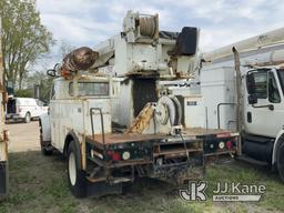 (Charlotte, MI) Altec D845-ATR, Digger Derrick rear mounted on 2001 International 4700 Utility Truck