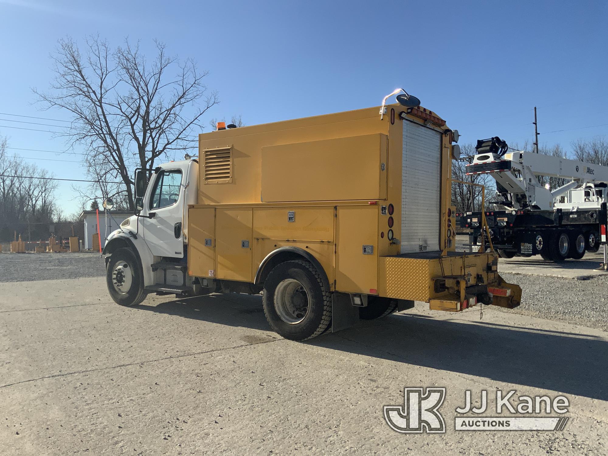 (Fort Wayne, IN) 2009 Freightliner M2 106 Enclosed Utility Truck Runs & Moves