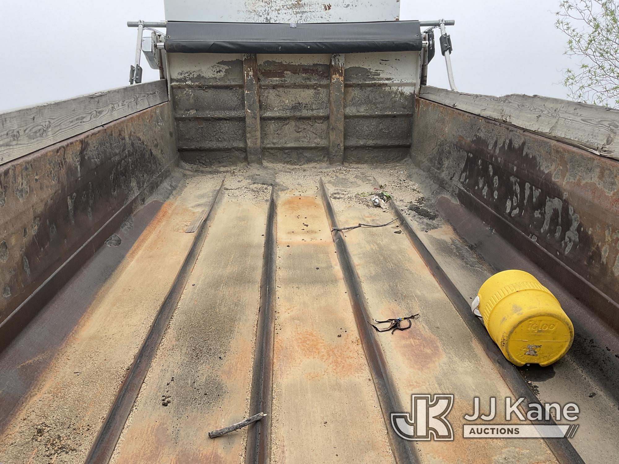 (Jurupa Valley, CA) 2002 Freightliner FLD120 T/A Dump Truck, CAT C15 Diesel Runs & Moves, Coolant Le