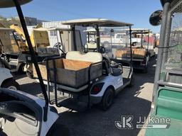 (Jurupa Valley, CA) 2011 Yamaha Golf Cart Runs & Moves, No Key Needed To Operate, True Hours Unknown