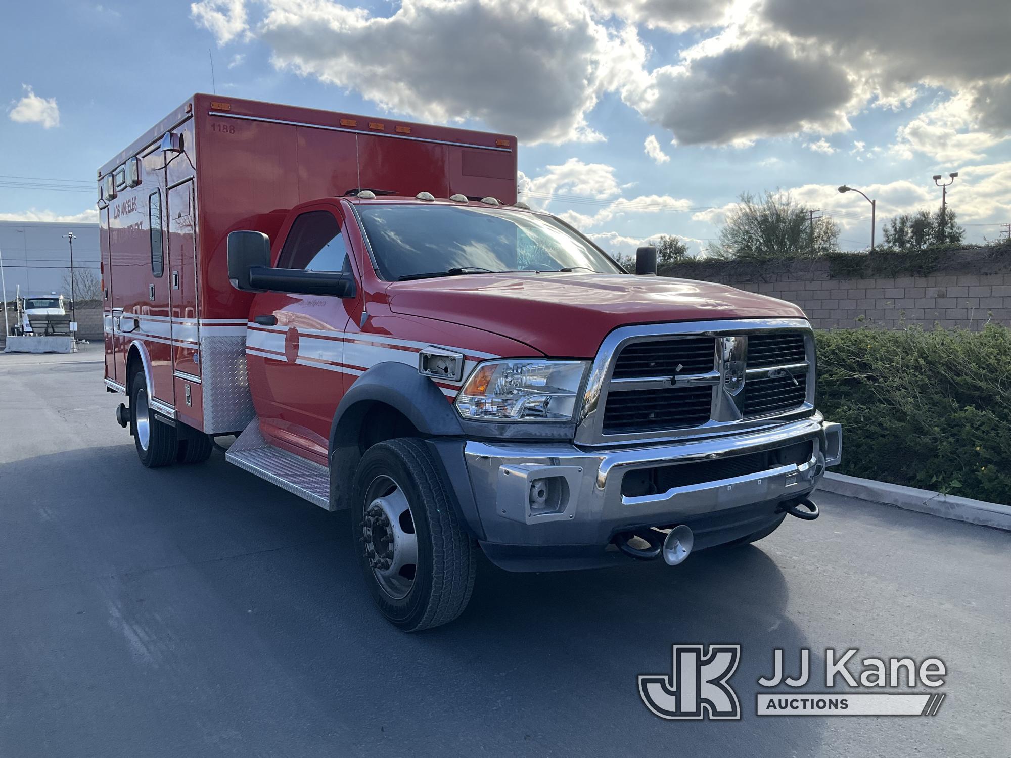 (Jurupa Valley, CA) 2012 Dodge Ram 4500 Cab & Chassis, Def system Runs & Moves Check Engine Light Is