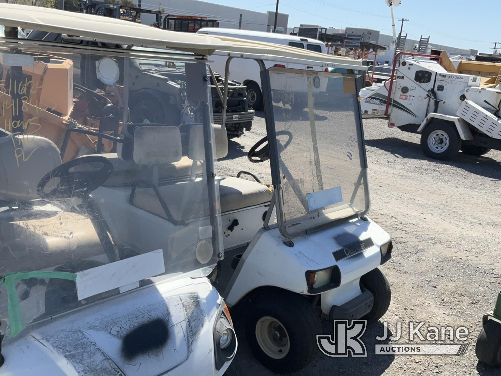 (Jurupa Valley, CA) 1998 Club Car Golf Cart Golf Cart Not Running , No Key , Missing Parts , Bad Tir